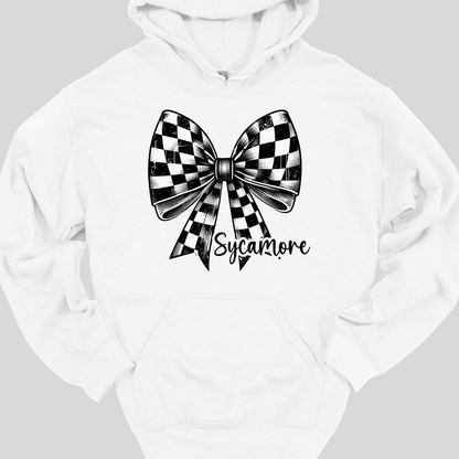 SYCAMORE CHECKERED BOW