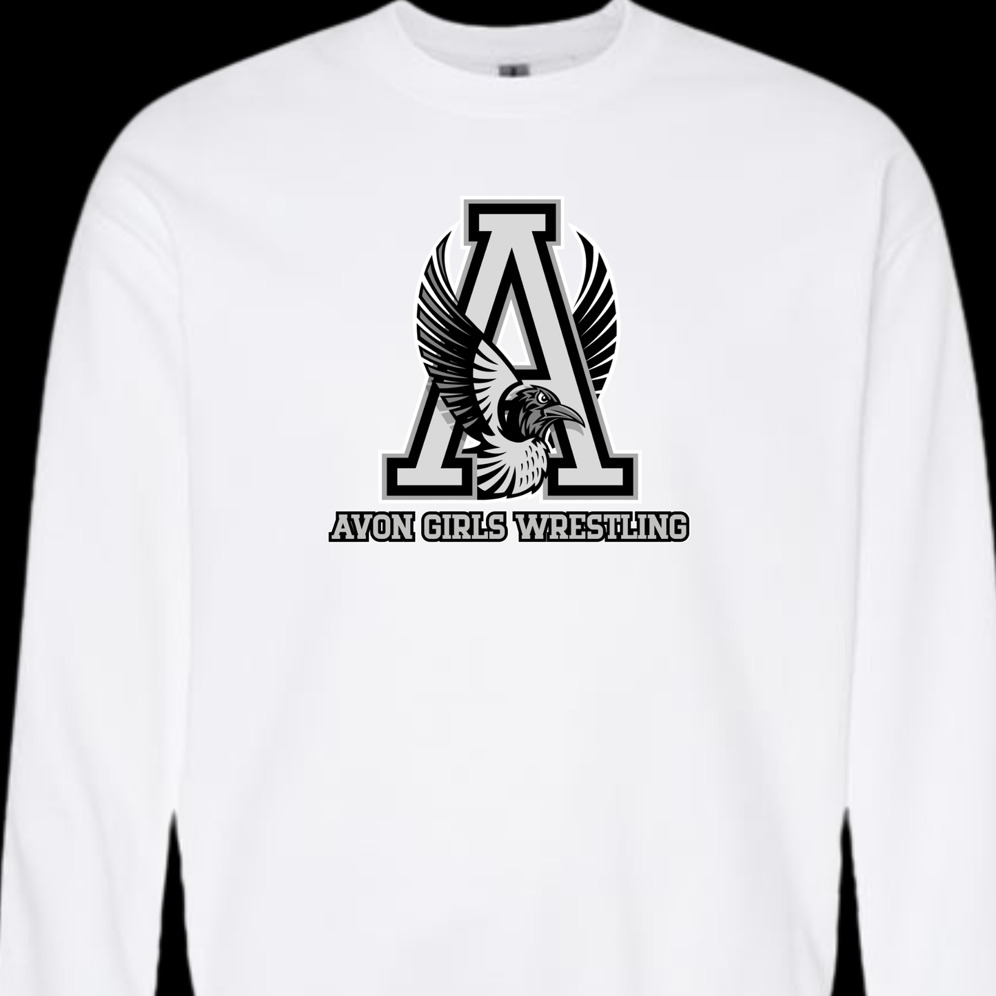 AVON GIRLS WRESTLING-BIRD GREYSCALE