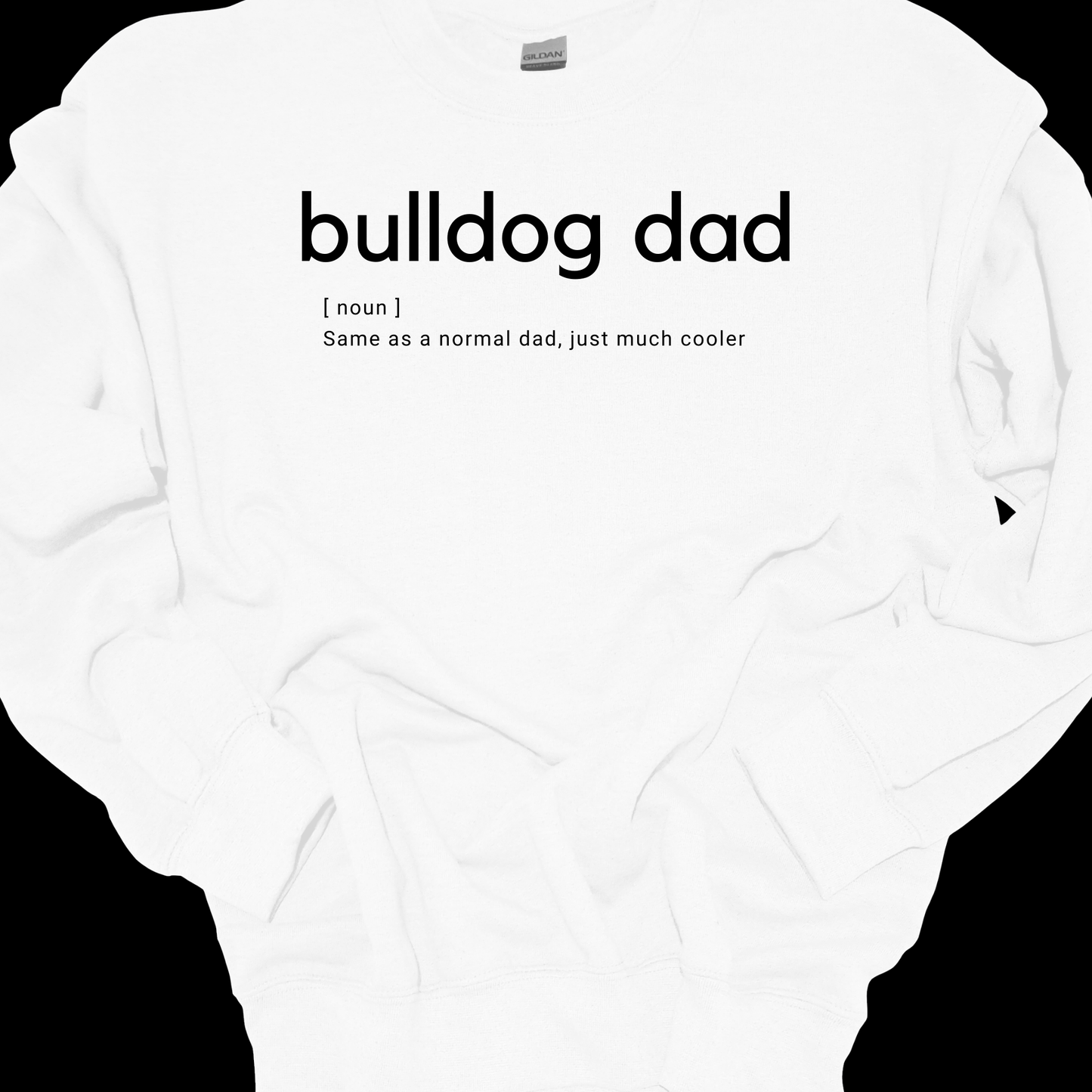 (IBDR) BULLDOG DAD CREWNECK