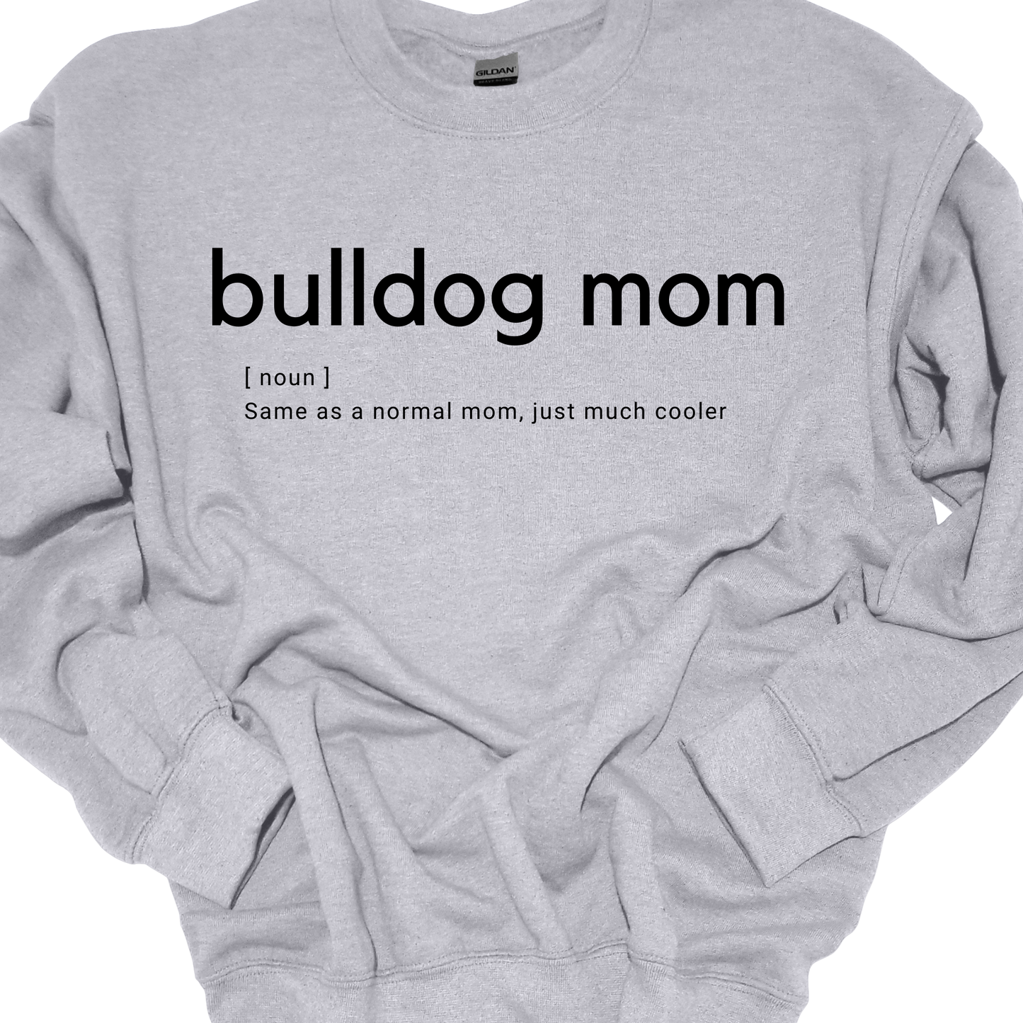 (IBDR) BULLDOG DAD CREWNECK