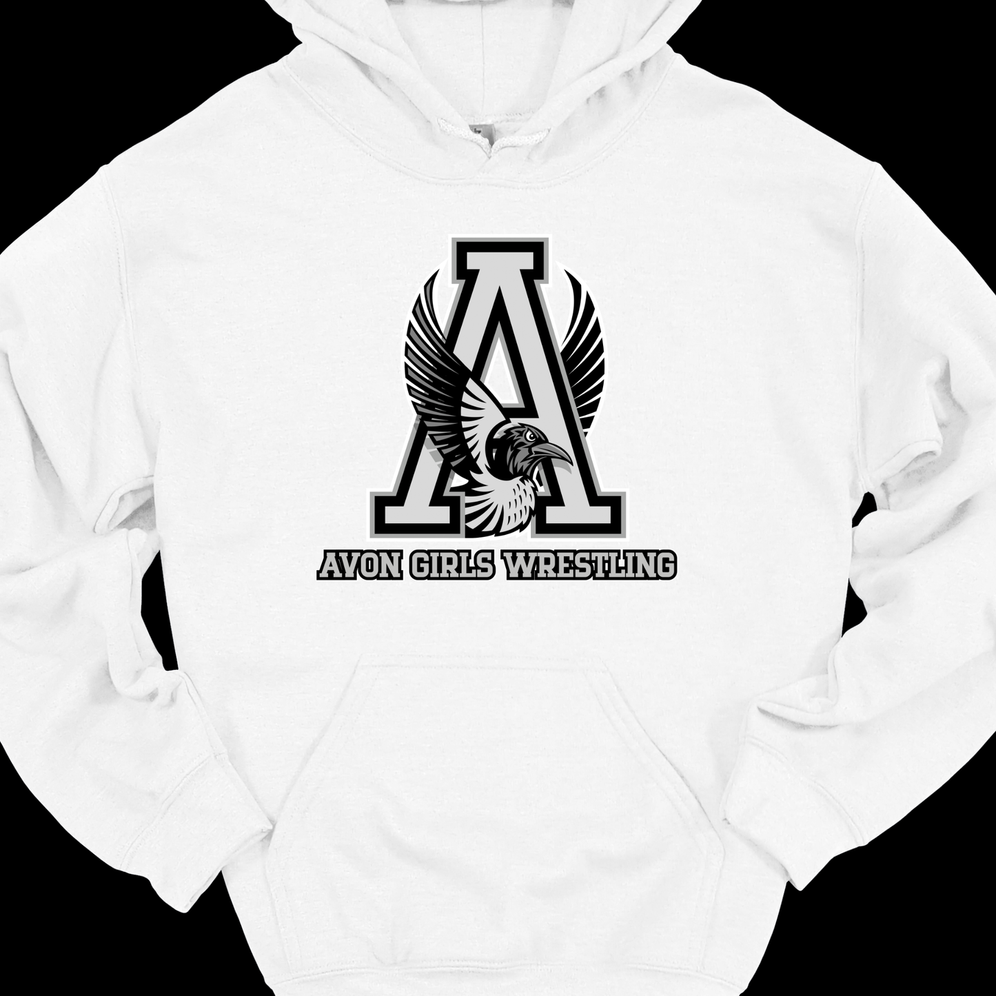 AVON GIRLS WRESTLING-BIRD GREYSCALE