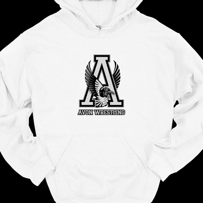 AVON WRESTLING-BIRD GREYSCALE