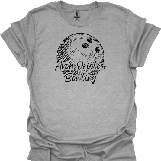 AVON ORIOLES BOWLING SKETCH