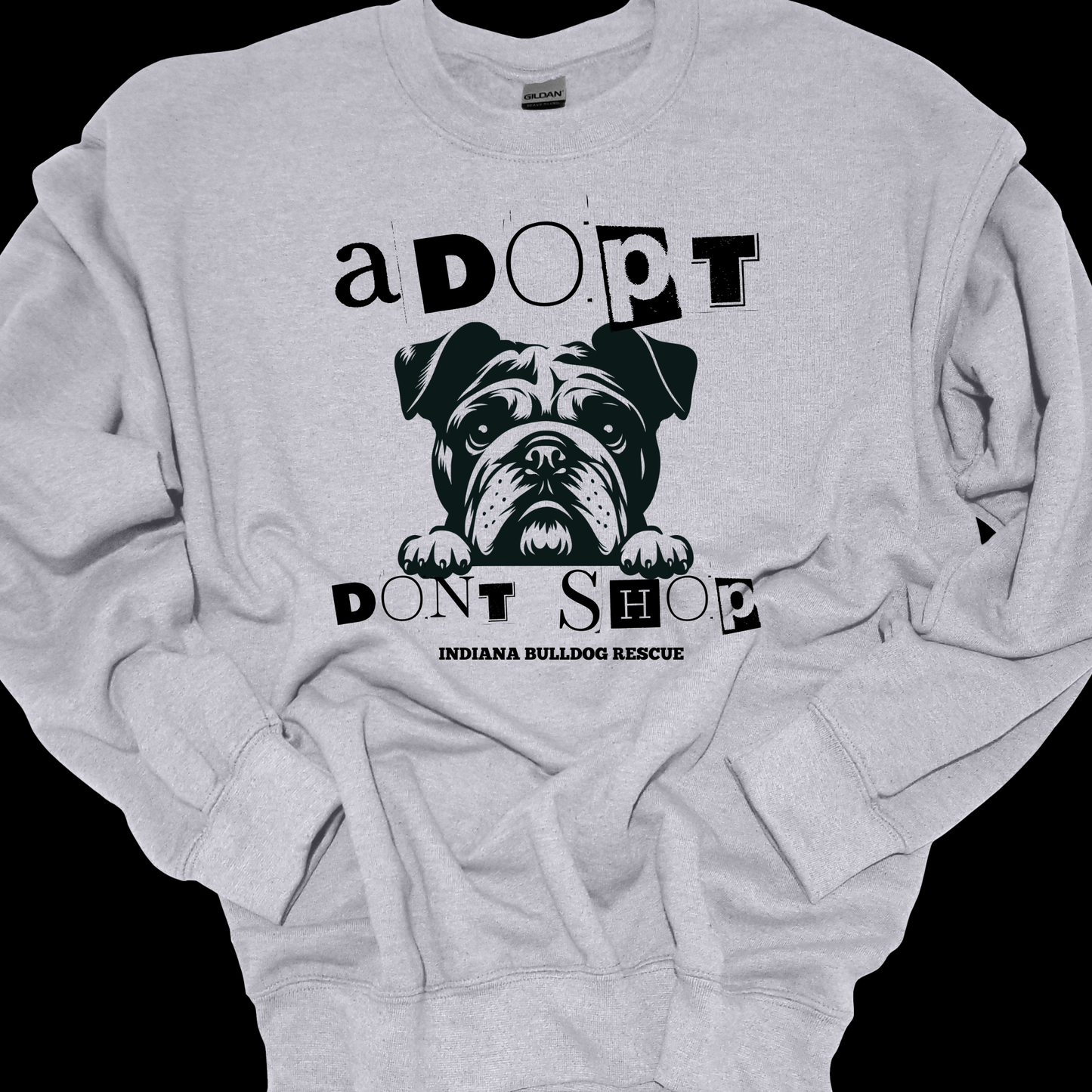 (IBDR) ADOPT DONT SHOP CREWNECK