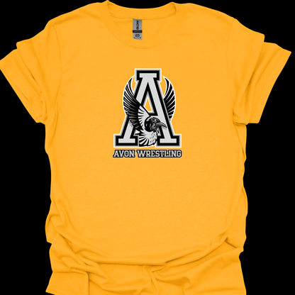 AVON WRESTLING-BIRD GREYSCALE