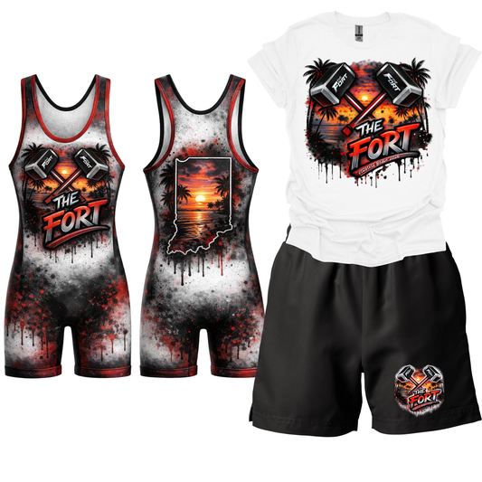 FORT (VIRGINIA BEACH)  K-6 BUNDLE WHITE SHIRT/BLACK SHORTS/SINGLET