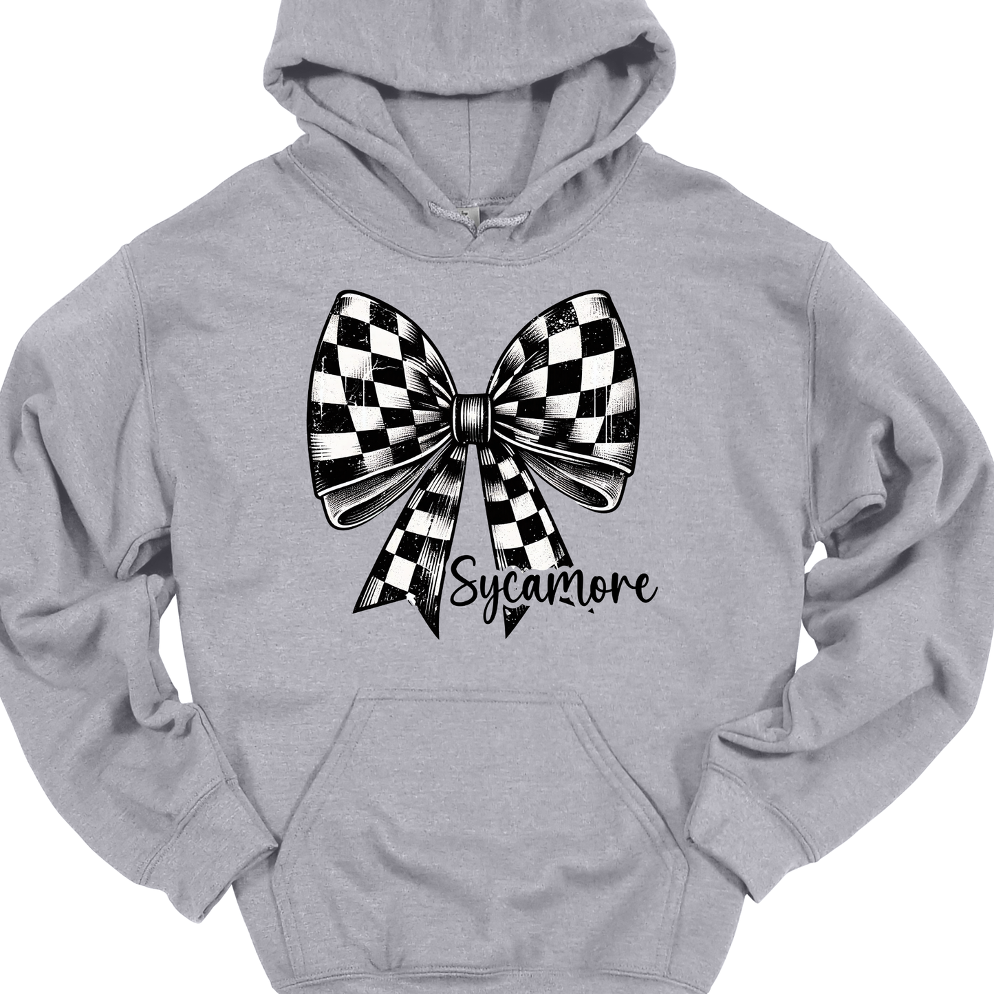 SYCAMORE CHECKERED BOW