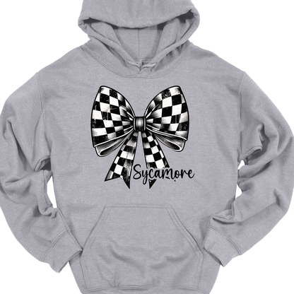 SYCAMORE CHECKERED BOW