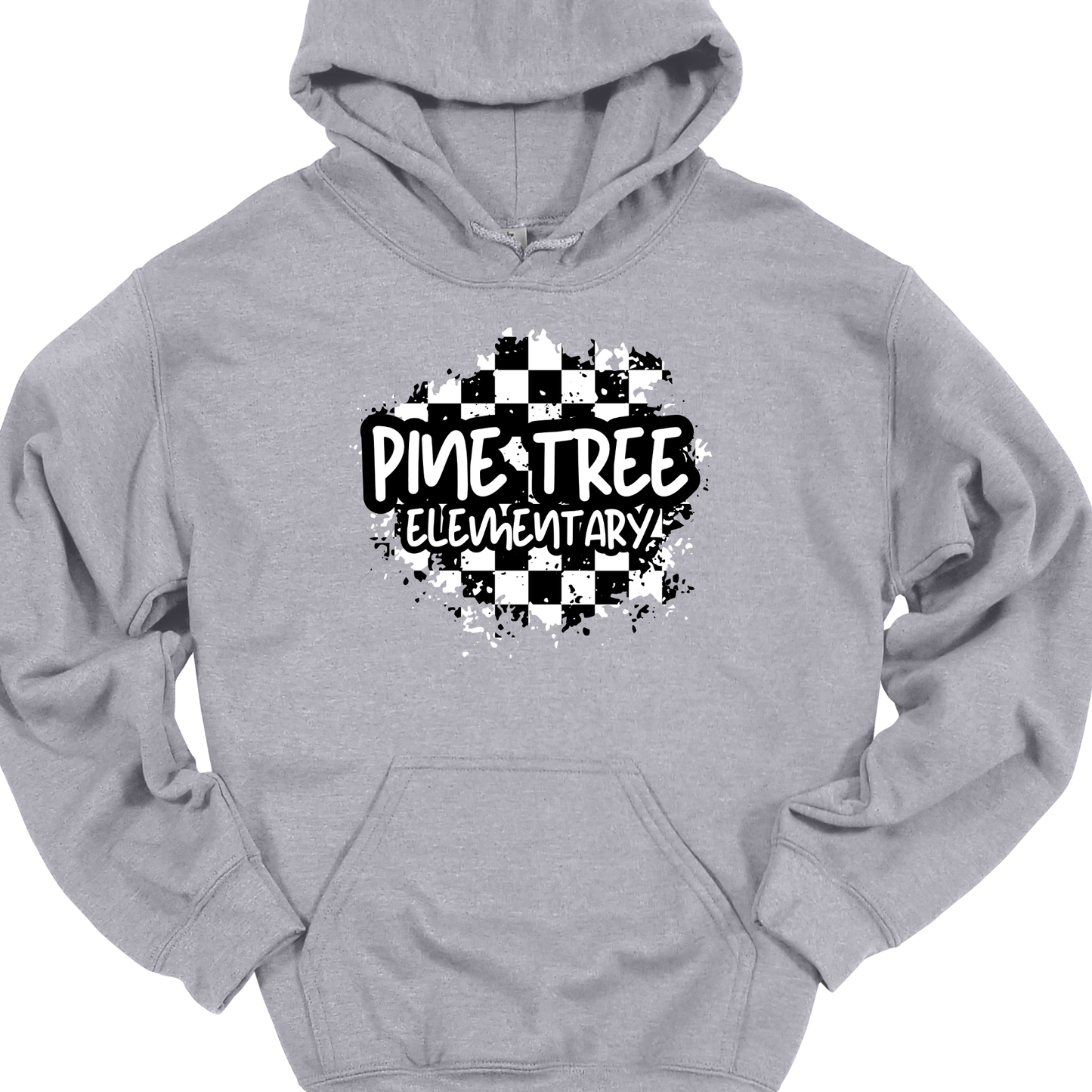 PINE TREE CHECKERED DISTRESSED