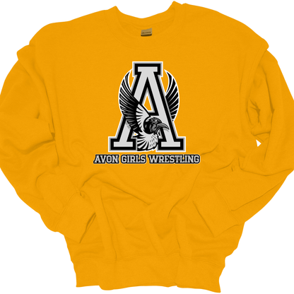 AVON GIRLS WRESTLING-BIRD GREYSCALE