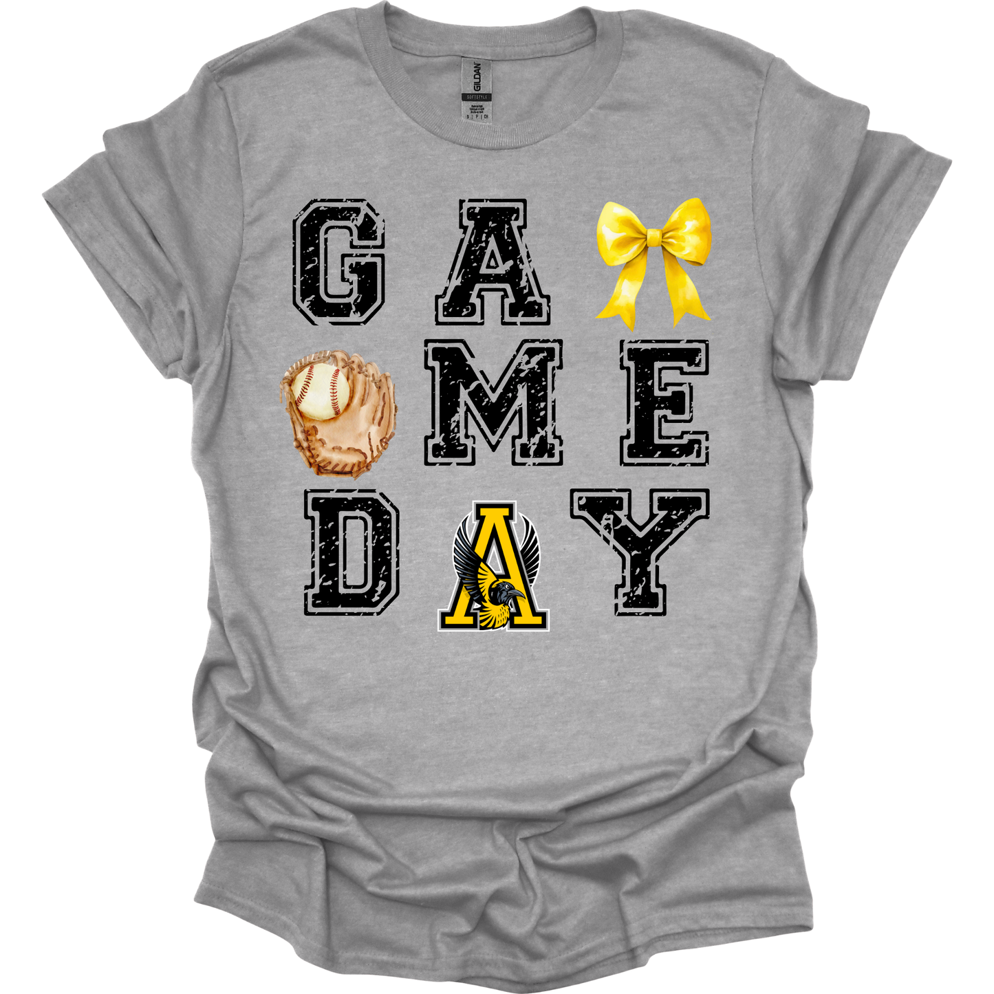 BASEBALL GAME DAY BOW