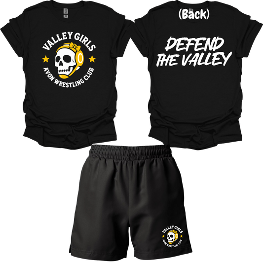 AWC VALLEY GIRLS - TSHIRT + SHORTS BUNDLE