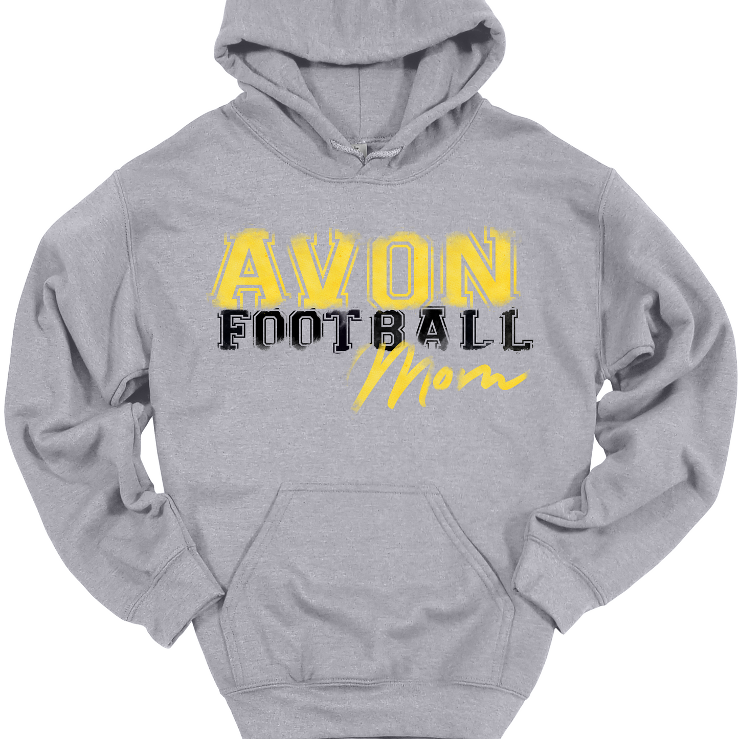 AVON FOOTBALL (MOM) FADED (CUSTOMIZABLE) HOODIE