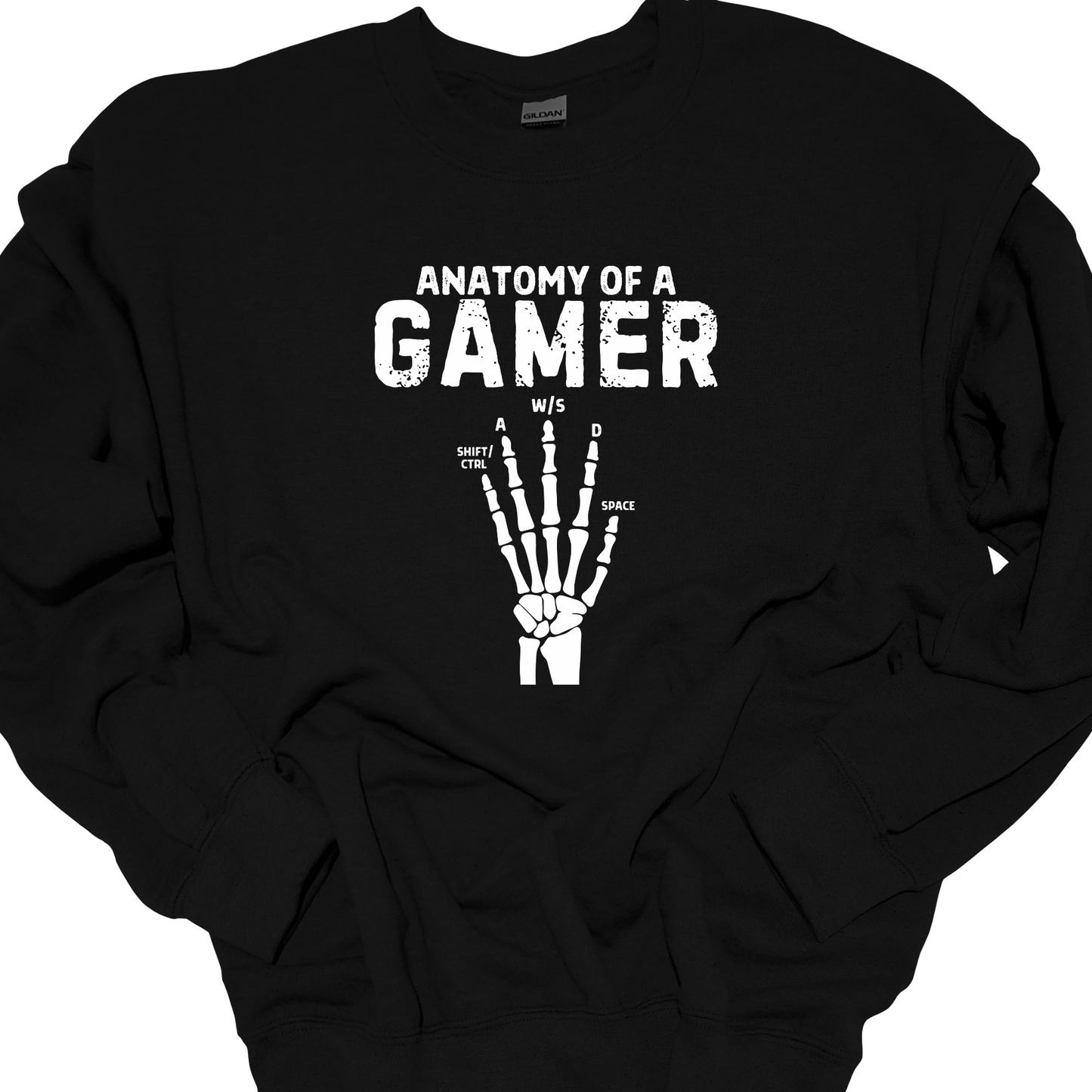 ANATOMY OF A GAMER CREWNECK