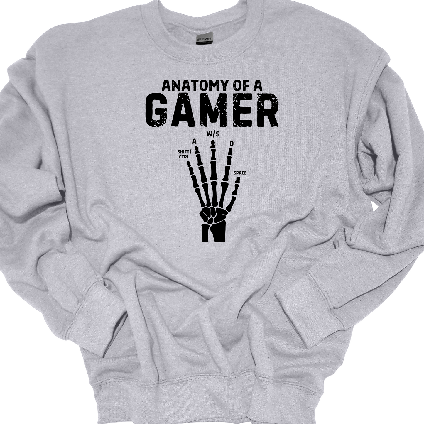 ANATOMY OF A GAMER CREWNECK