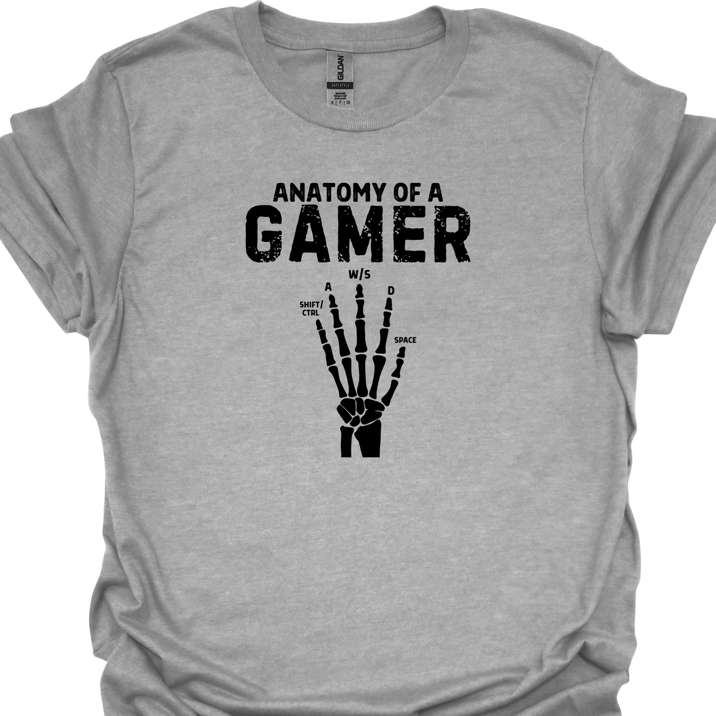 ANATOMY OF A GAMER TSHIRT