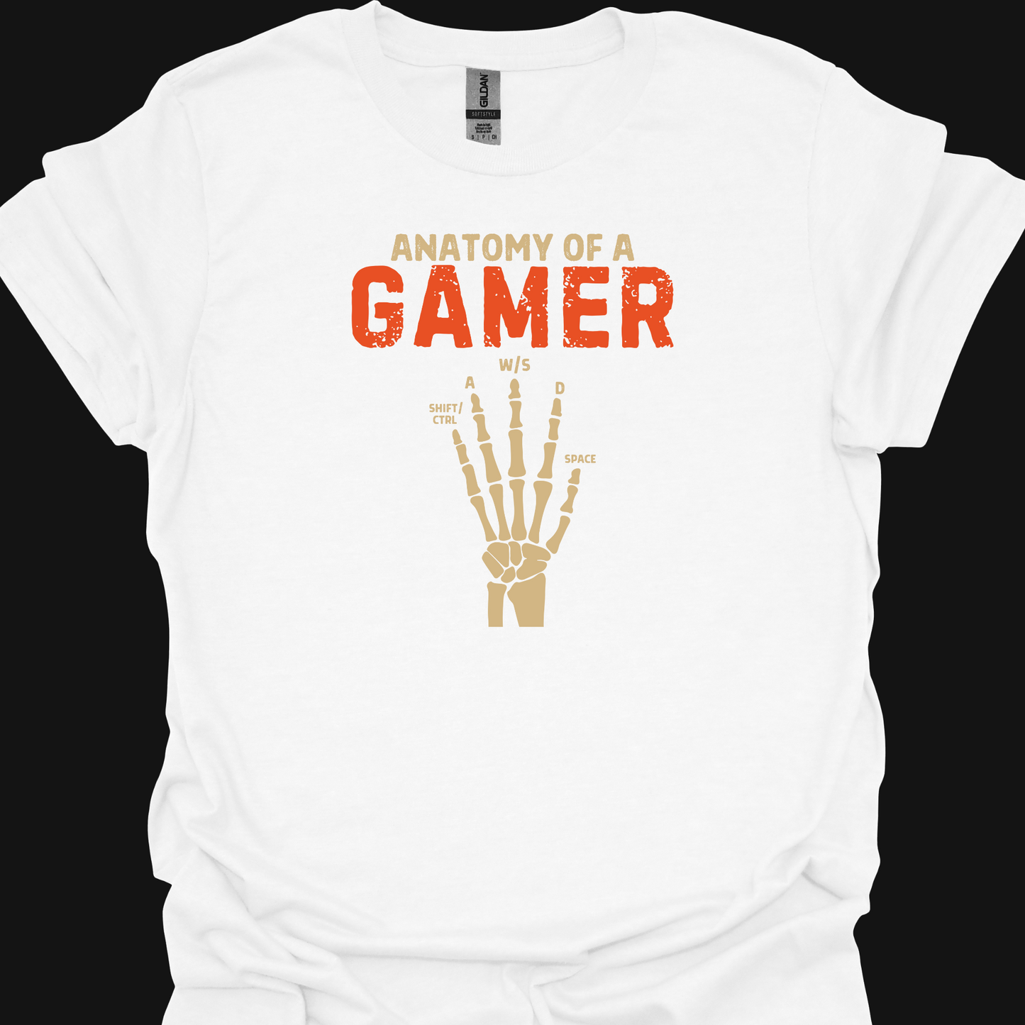 ANATOMY OF A GAMER TSHIRT