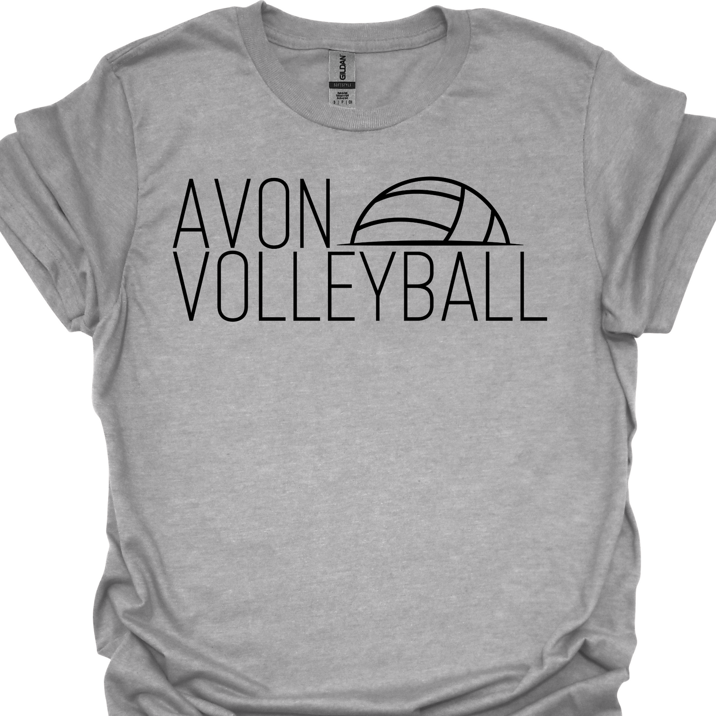 AVON VOLLEYBALL HALF BALL TSHIRT