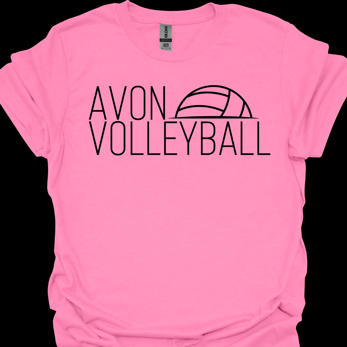 AVON VOLLEYBALL HALF BALL TSHIRT