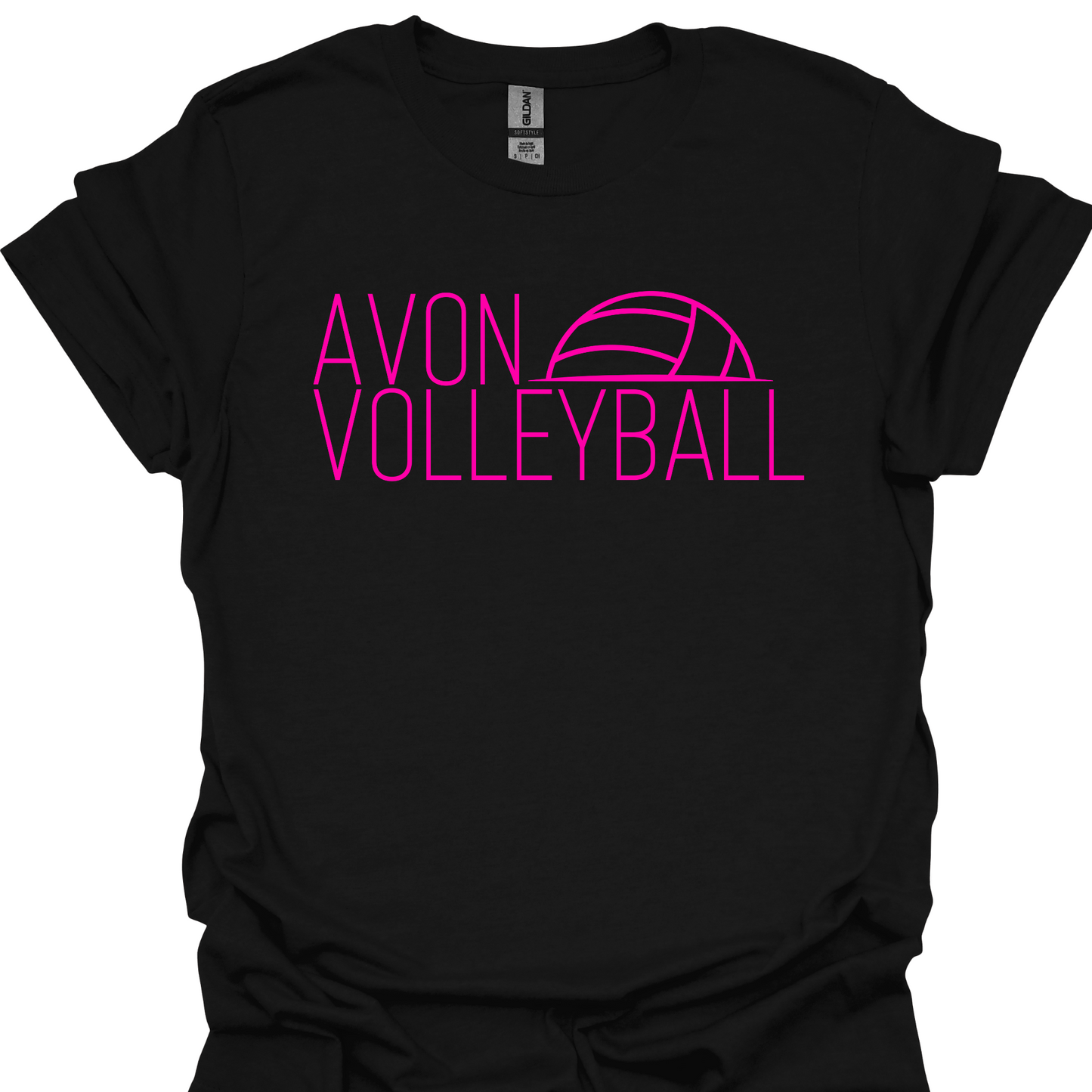 AVON VOLLEYBALL HALF BALL (PINK) TSHIRT