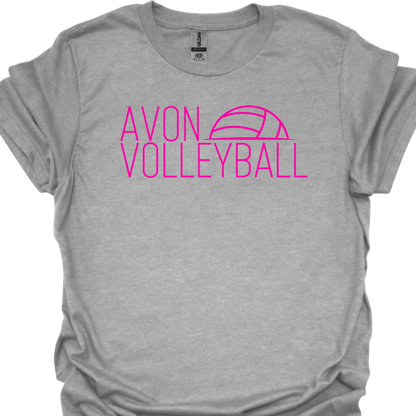 AVON VOLLEYBALL HALF BALL (PINK) TSHIRT