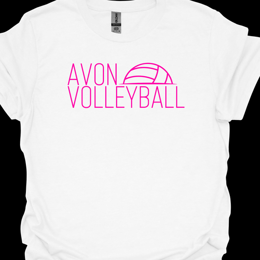 AVON VOLLEYBALL HALF BALL (PINK) TSHIRT