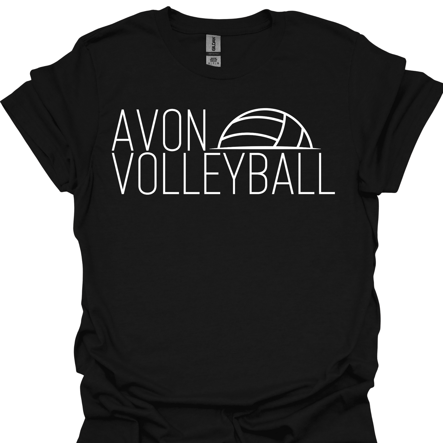 AVON VOLLEYBALL HALF BALL TSHIRT