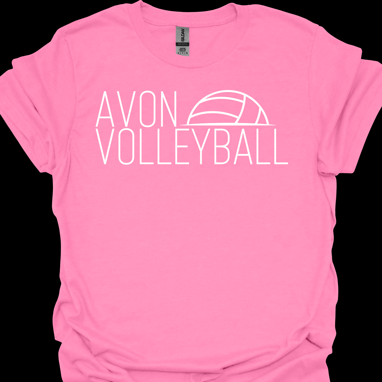 AVON VOLLEYBALL HALF BALL (PINK) TSHIRT