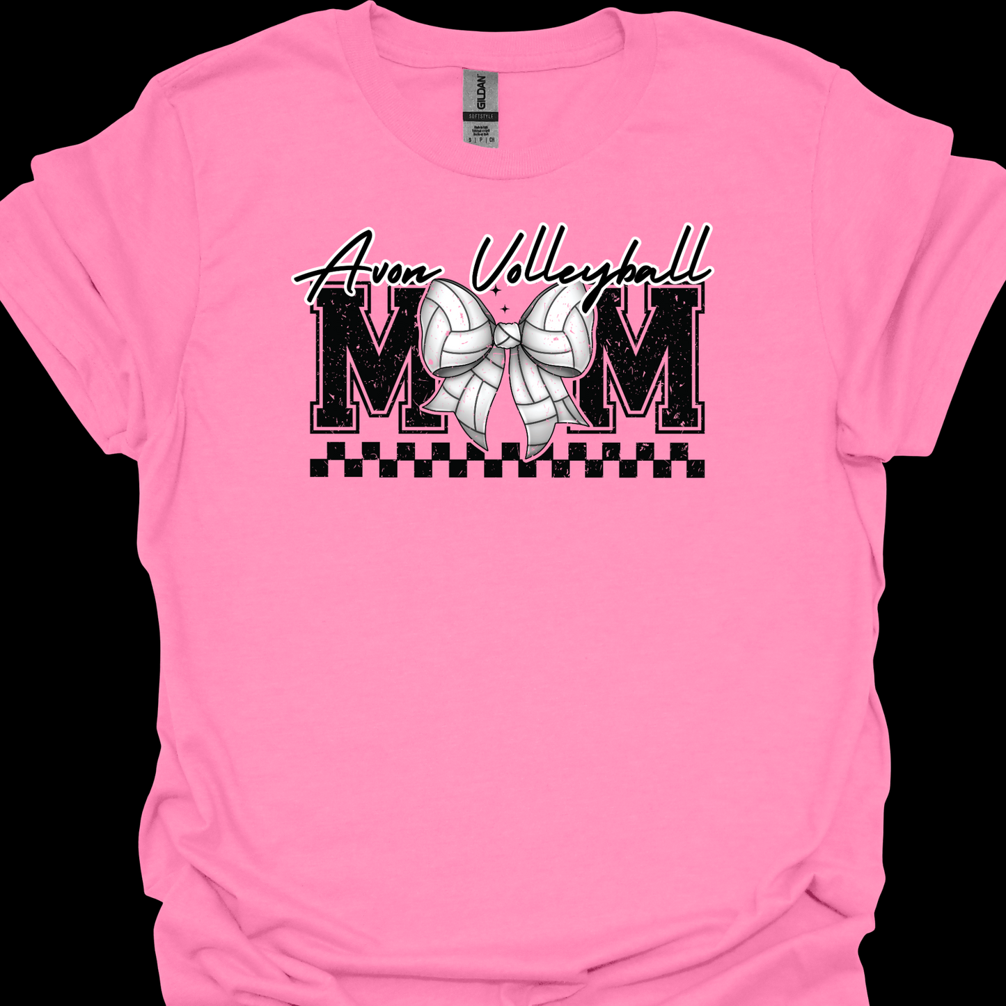 AVON VOLLEYBALL MOM W BOW TSHIRT