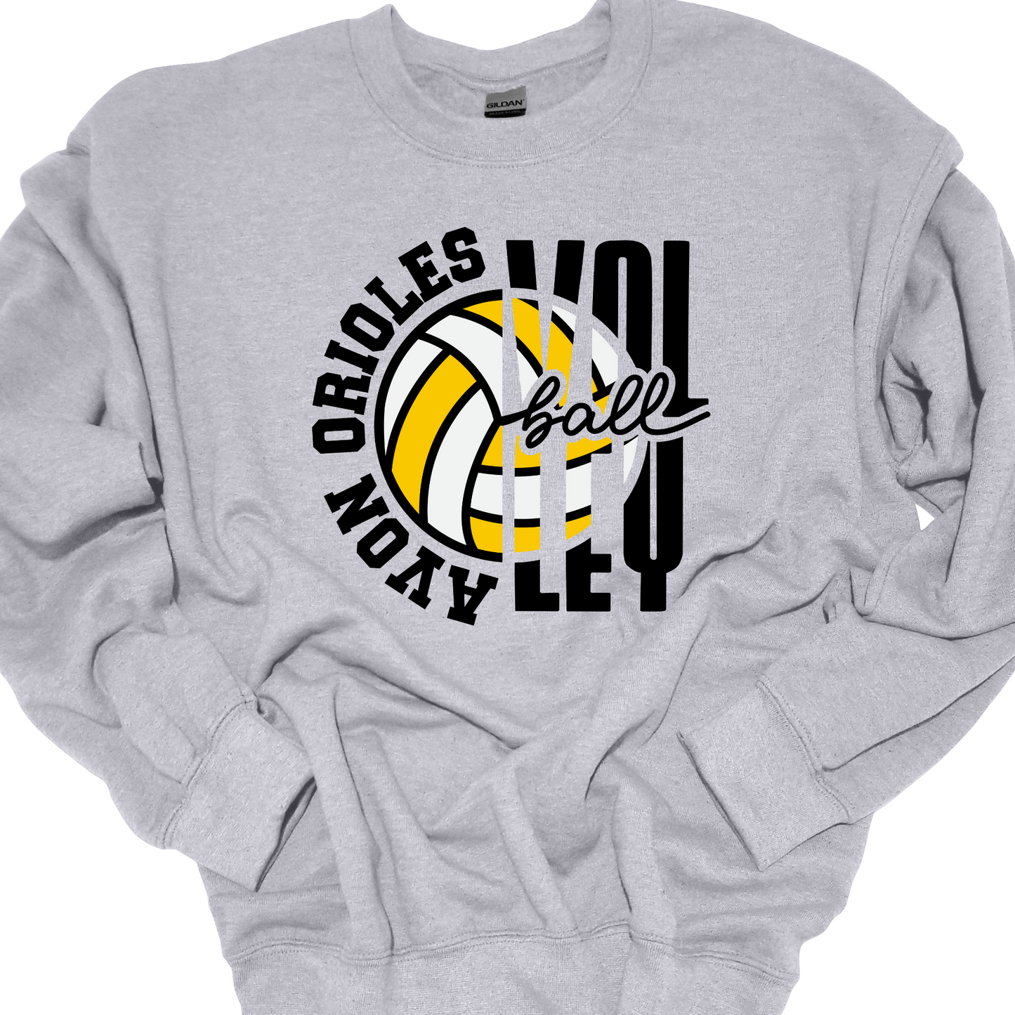 AVON ORIOLES VOLLEYBALL 2 CREWNECK