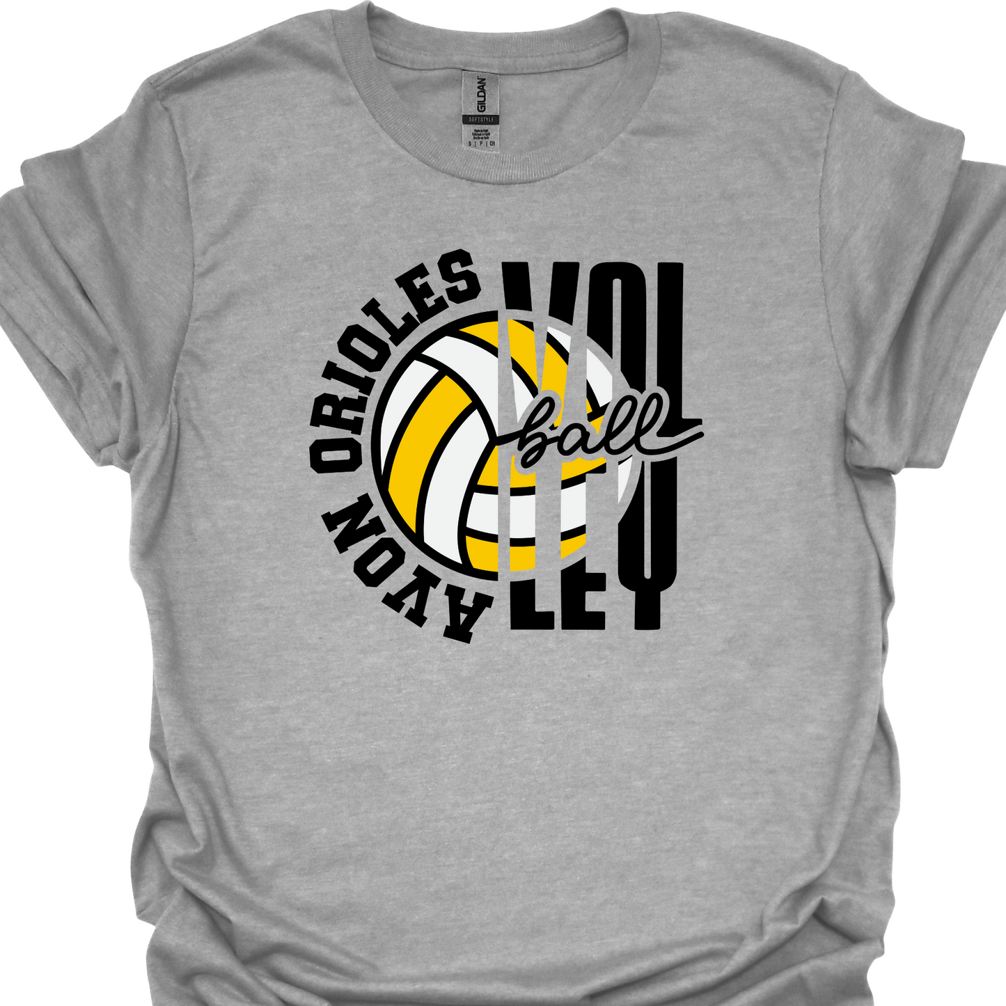 AVON ORIOLES VOLLEYBALL 2 TSHIRT