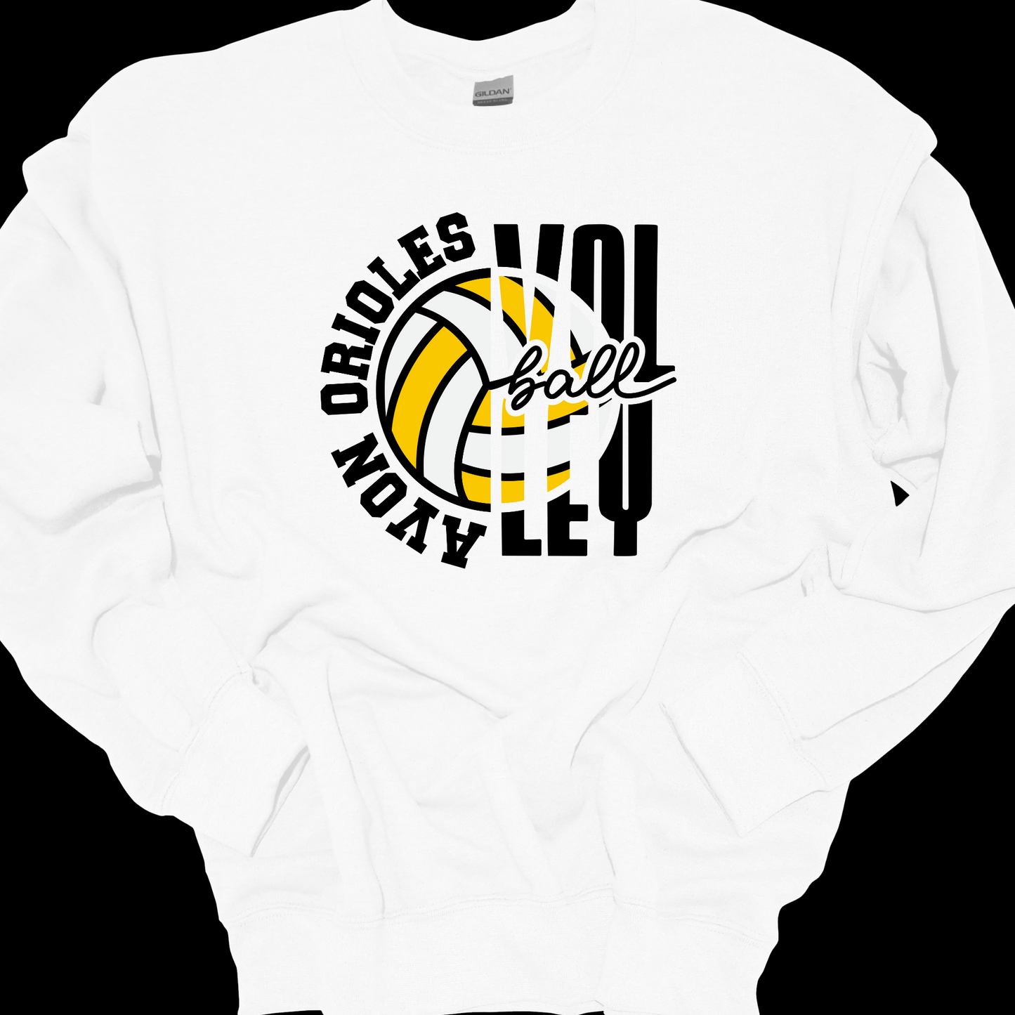 AVON ORIOLES VOLLEYBALL 2 CREWNECK