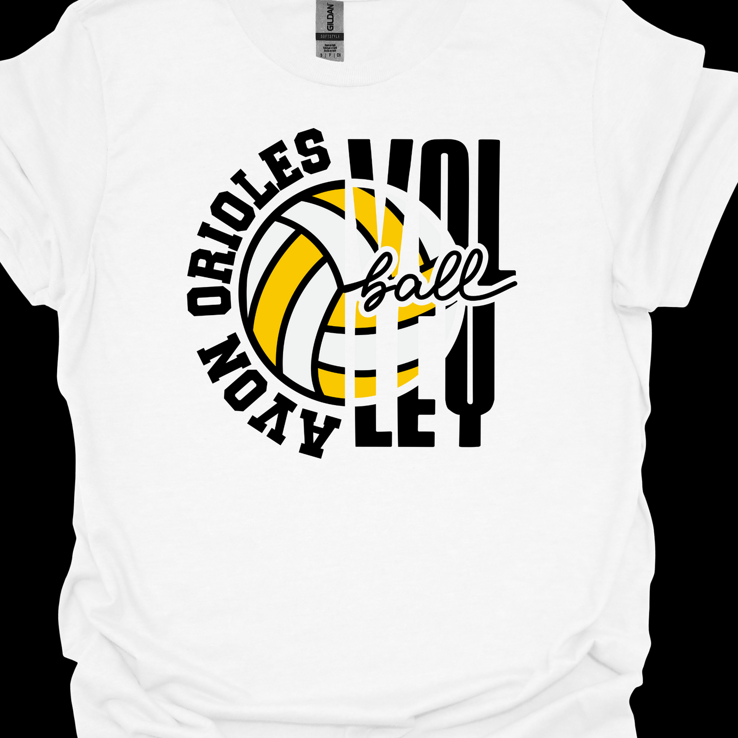 AVON ORIOLES VOLLEYBALL 2 TSHIRT