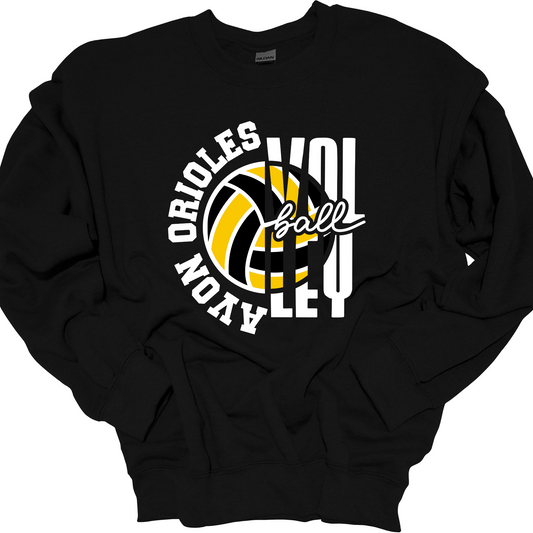 AVON ORIOLES VOLLEYBALL 2 CREWNECK