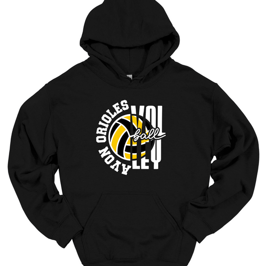 AVON ORIOLES VOLLEYBALL 2 HOODIE