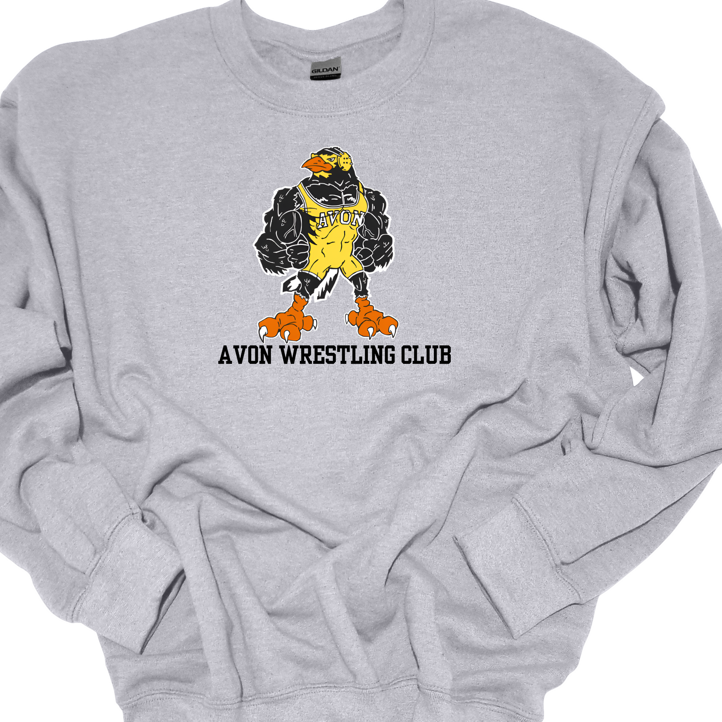 AWC VINTAGE WRESTLING ORIOLE CREWNECK