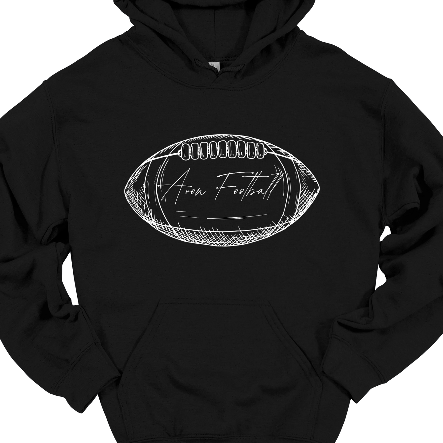 AVON FOOTBALL LINE ART HOODIE