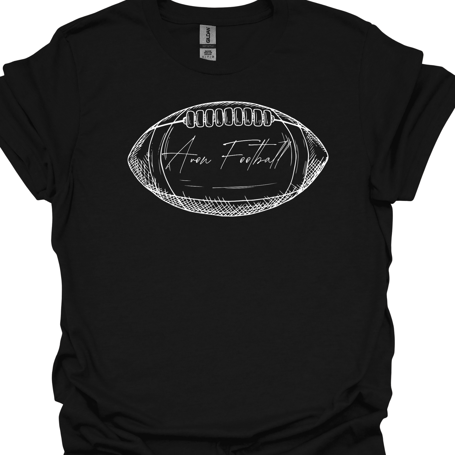 AVON FOOTBALL LINE ART TSHIRT