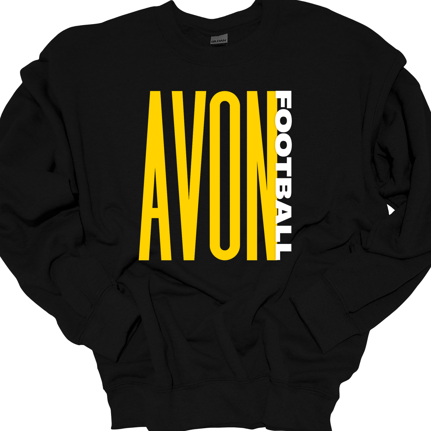 AVON FOOTBALL SKINNY CREWNECK