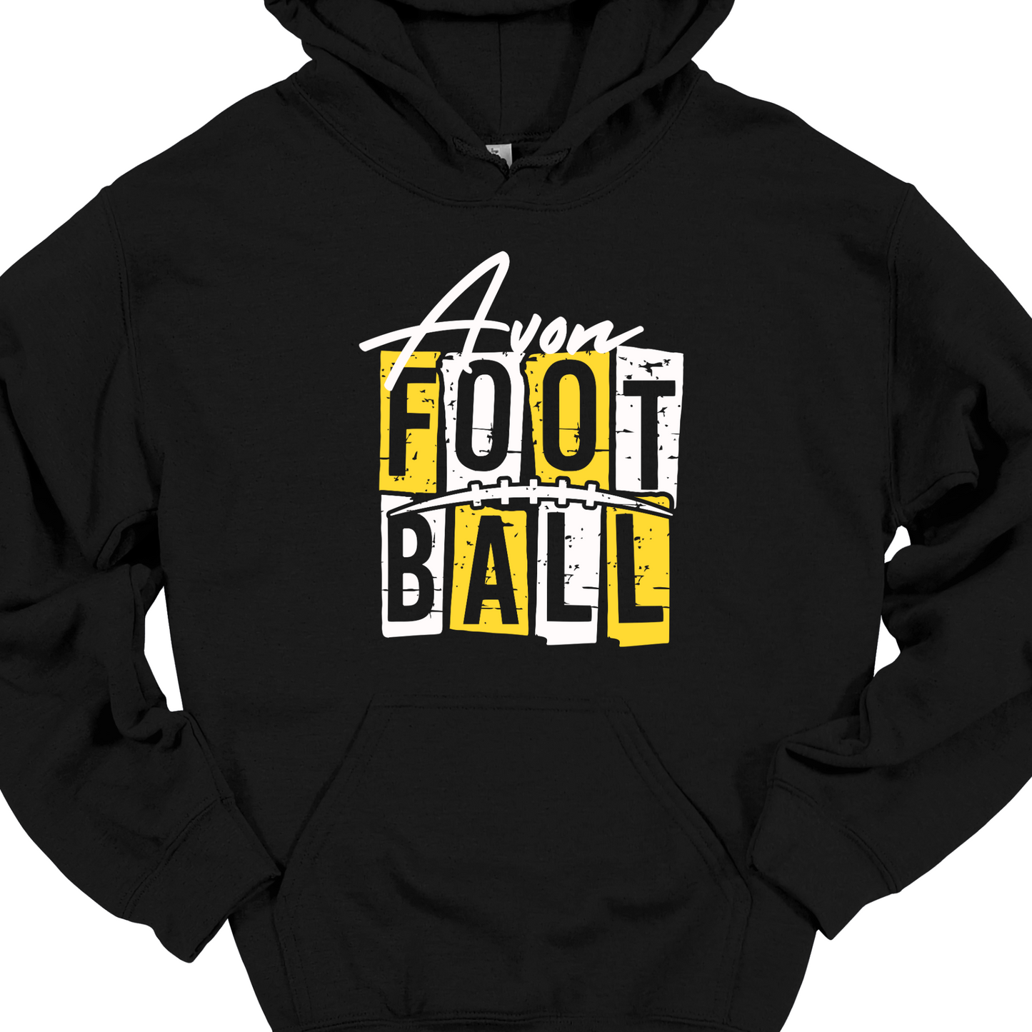 AVON FOOTBALLSTAMPED HOODIE
