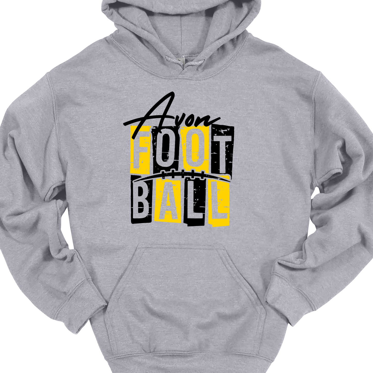 AVON FOOTBALLSTAMPED HOODIE