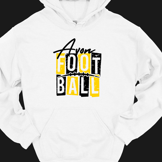 AVON FOOTBALLSTAMPED HOODIE