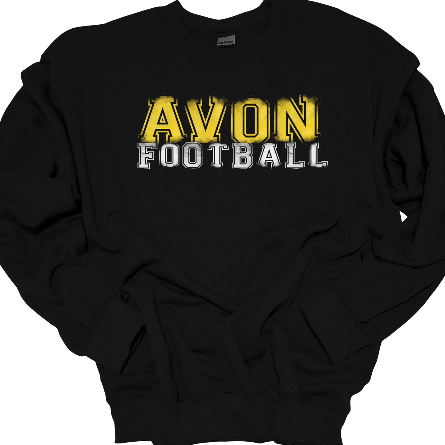 AVON FOOTBALL VARSITY FADED CREWNECK