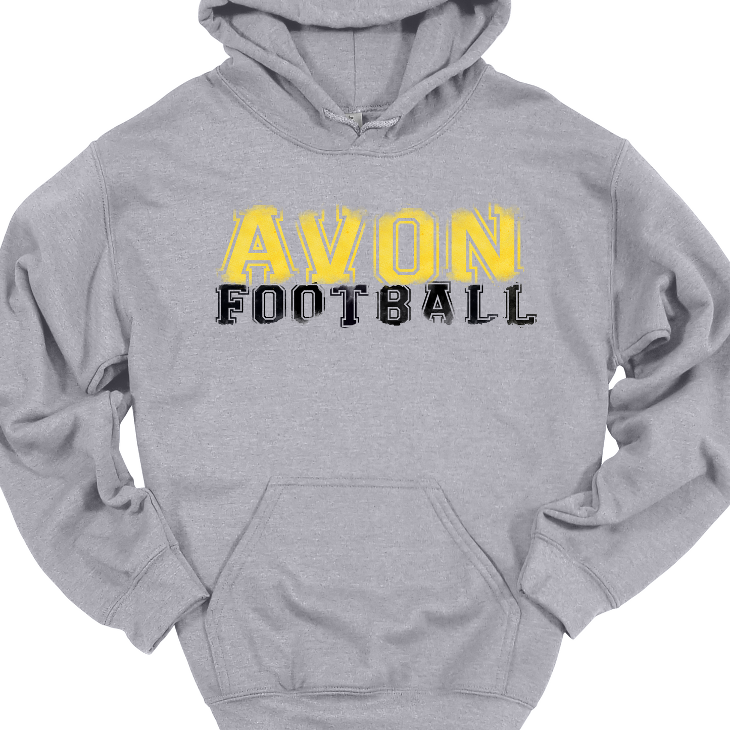 AVON FOOTBALL VARSITY FADED HOODIE