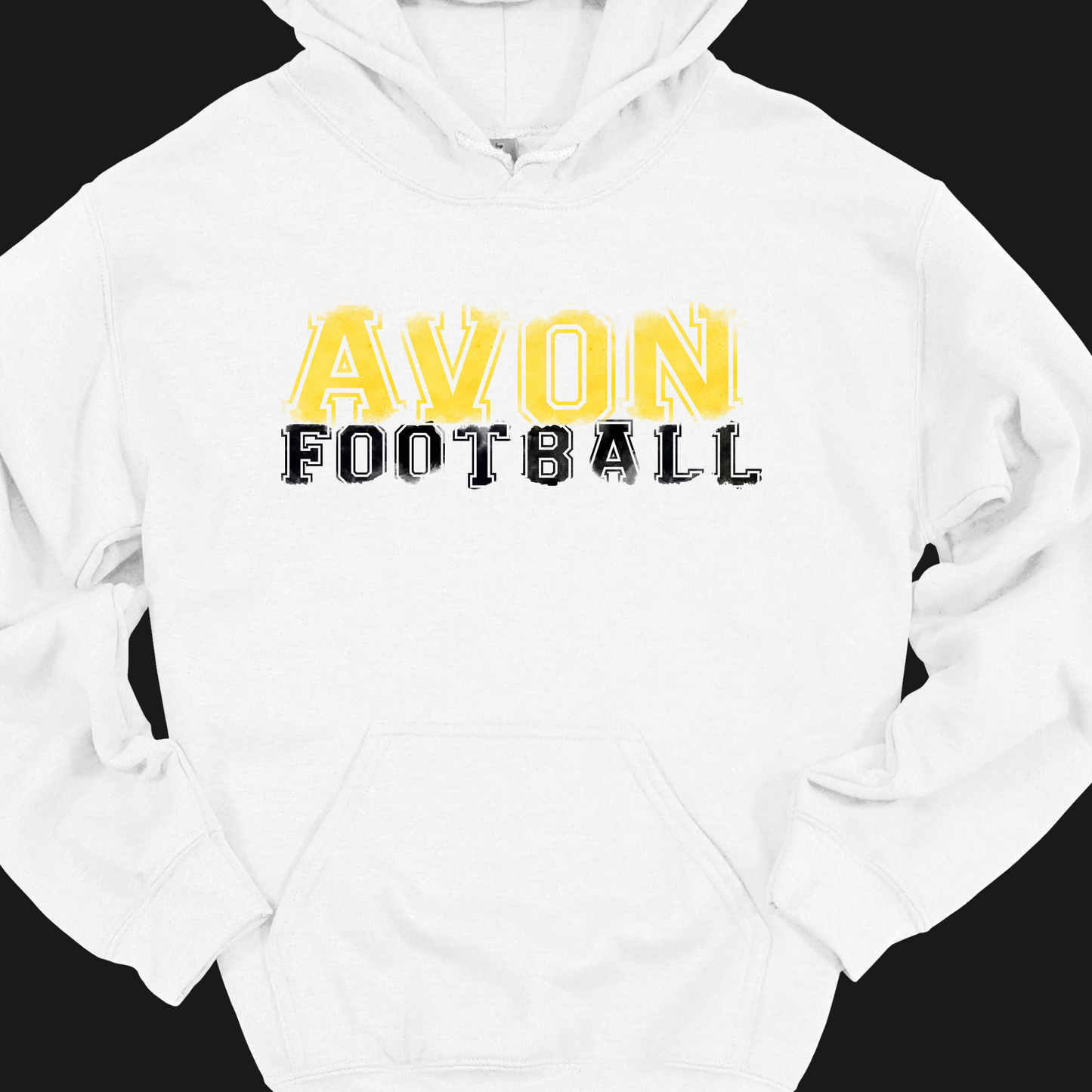 AVON FOOTBALL VARSITY FADED HOODIE