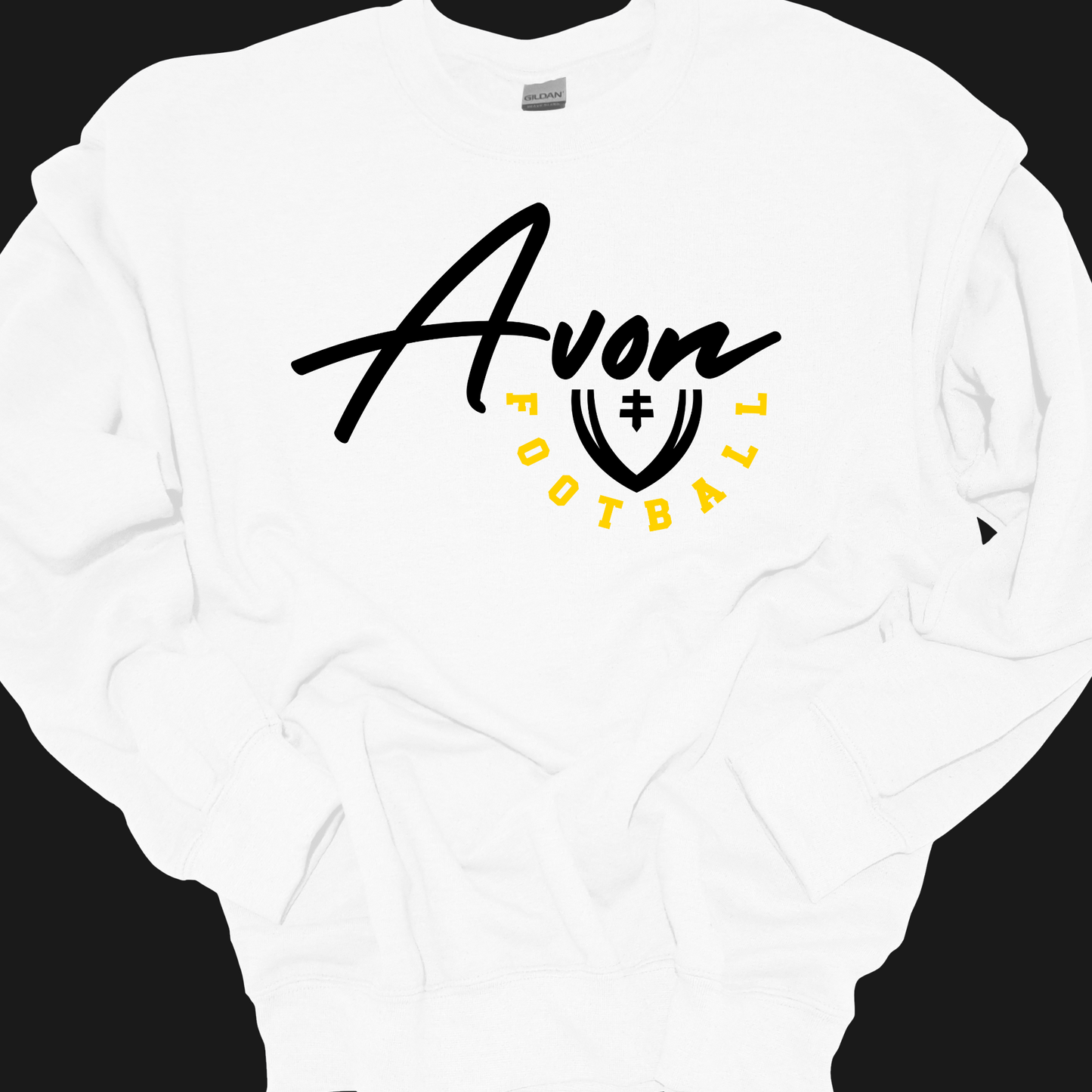 AVON HALF FOOTBALL CREWNECK