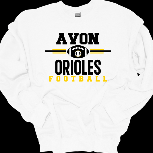 AYS AVON ORIOLES FOOTBALL CREWNECK