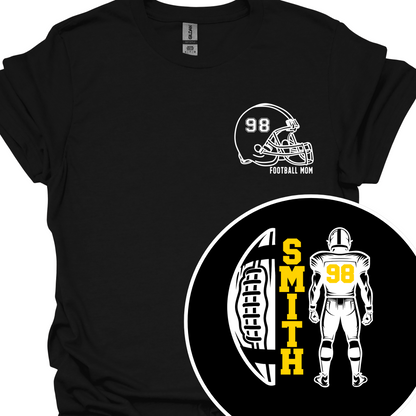 AVON HALF FOOTBALL FULL PLAYER (CUSTOM NAME AND NUMBER) TSHIRT
