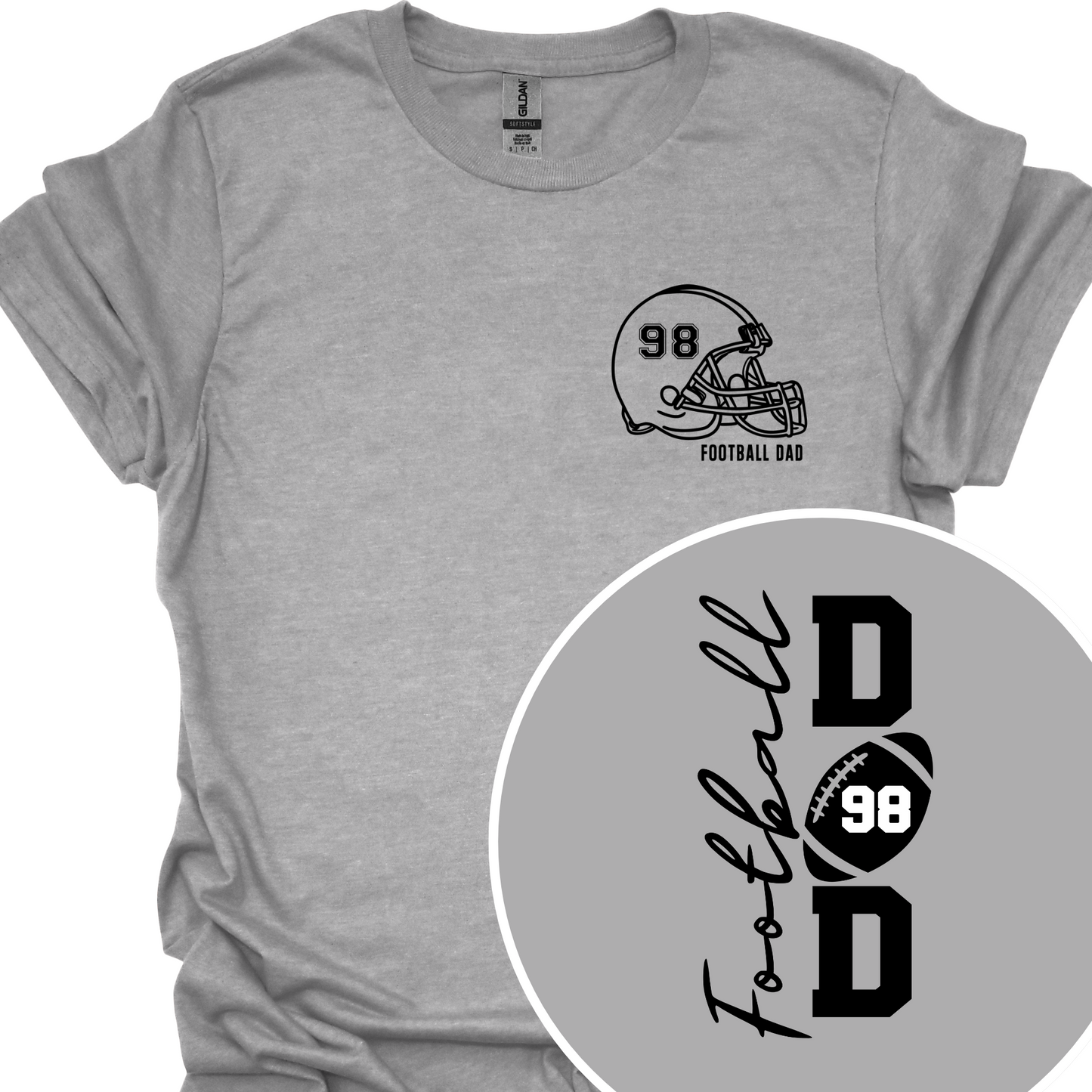 AVON FOOTBALL (CUSTOM MOM OR DAD AND PLAYER NUMBER) TSHIRT