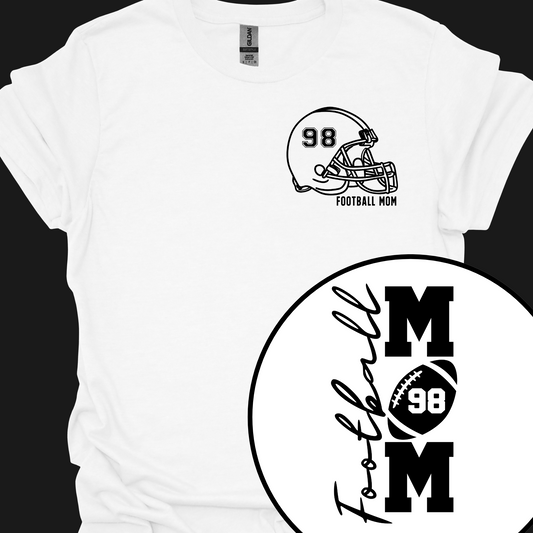 AVON FOOTBALL (CUSTOM MOM OR DAD AND PLAYER NUMBER) TSHIRT